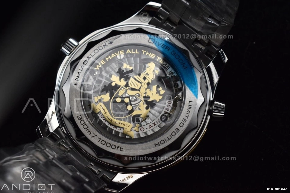 Bracelet Edition SS 1:1 Dial Best Diver James Black VSF 1094 Bond Black 007 A Seamaster On Ceramic Supportive 300M 1025